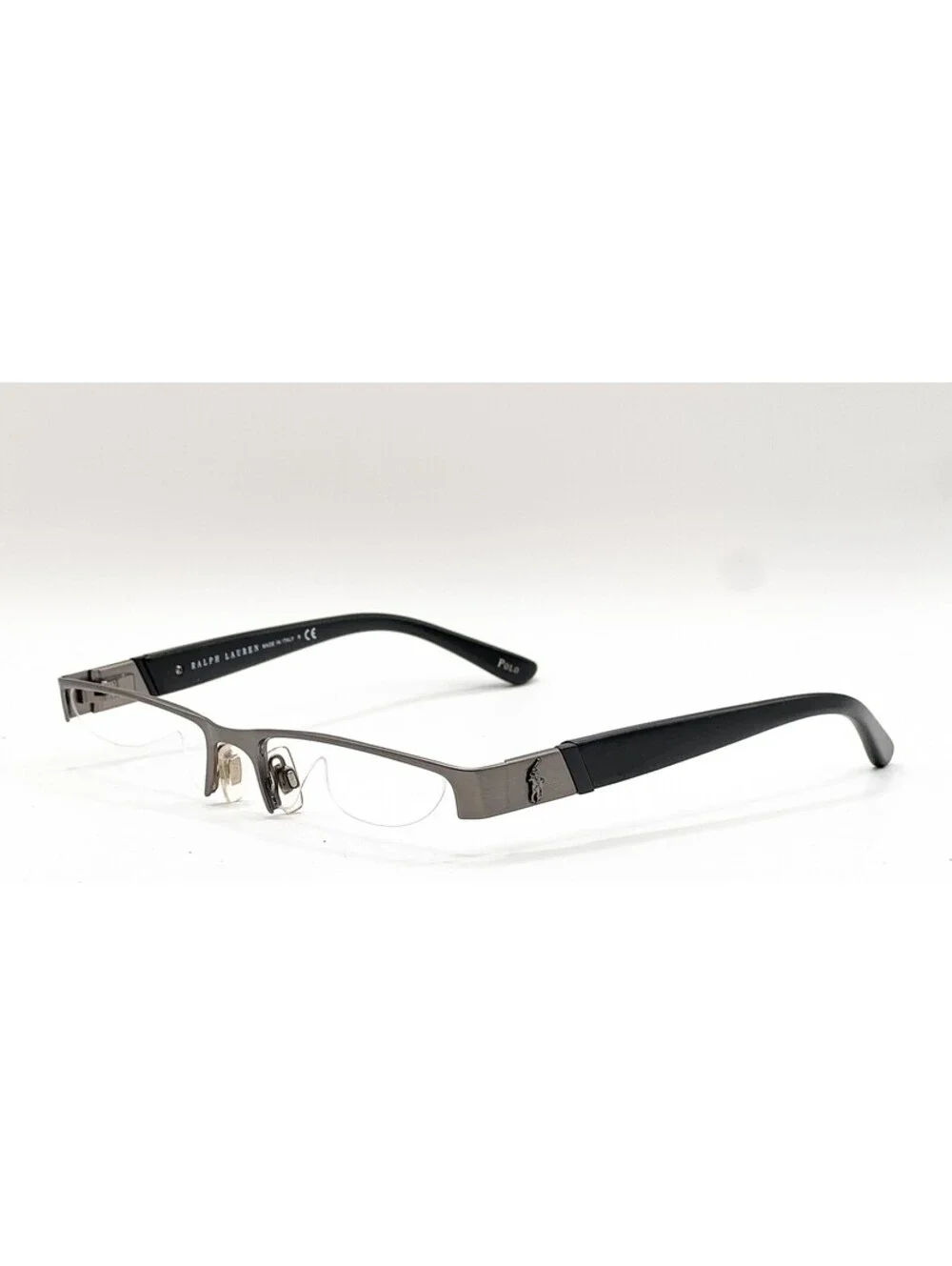 Ralph Lauren Polo 1117 9157 Brushed Dark Gunmetal Authentic Eyeglass Frames 56-1